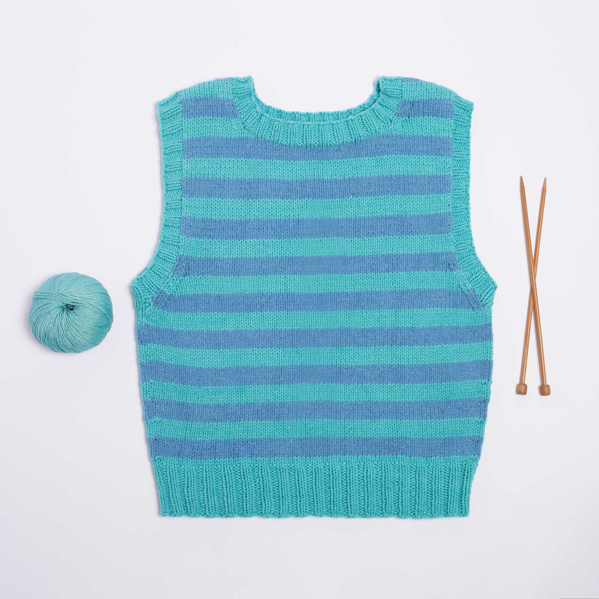 A Taste of Stripes Sweater Vest Downloadable Pattern - Image 3