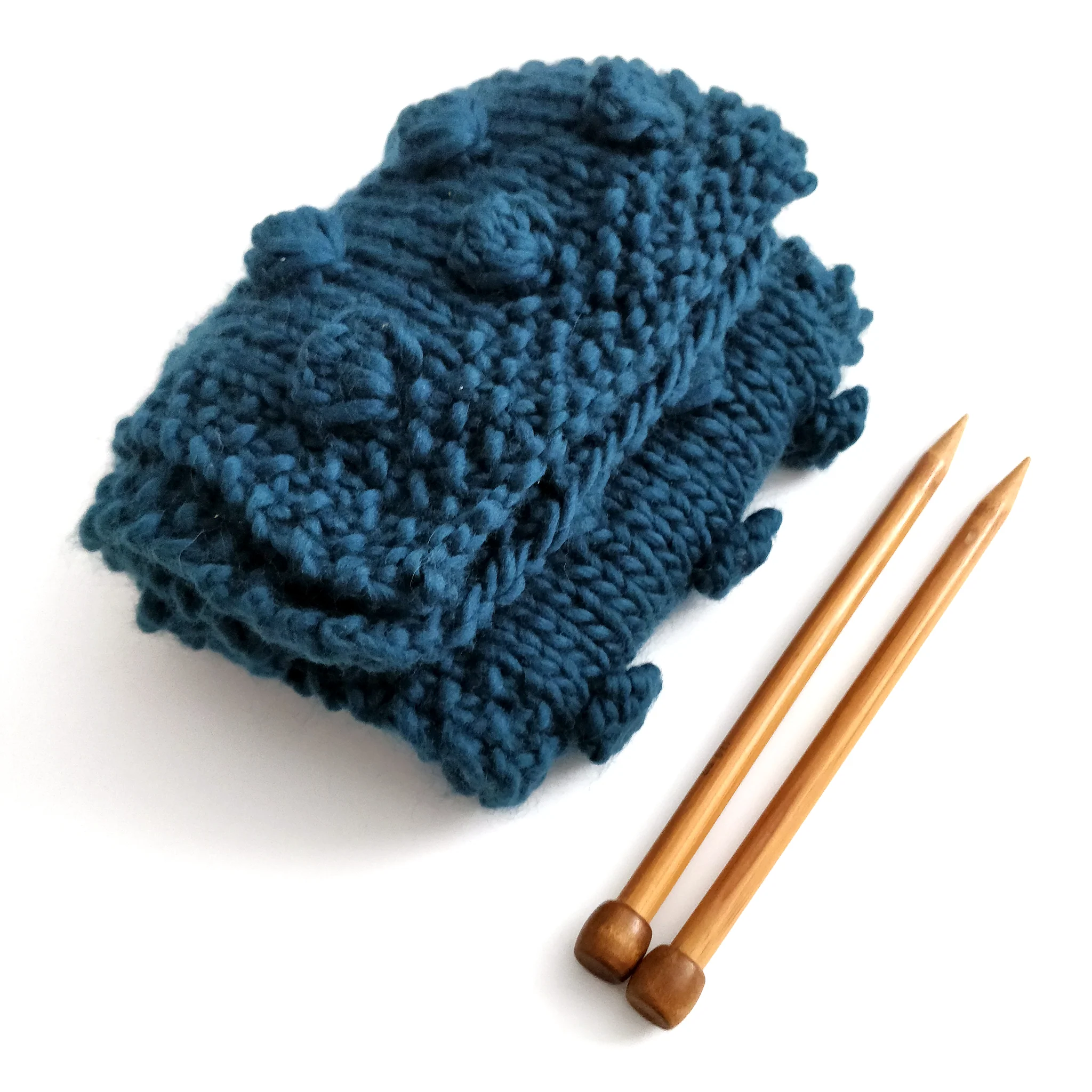 Bobble Snowball Scarf Downloadable Pattern - Image 4