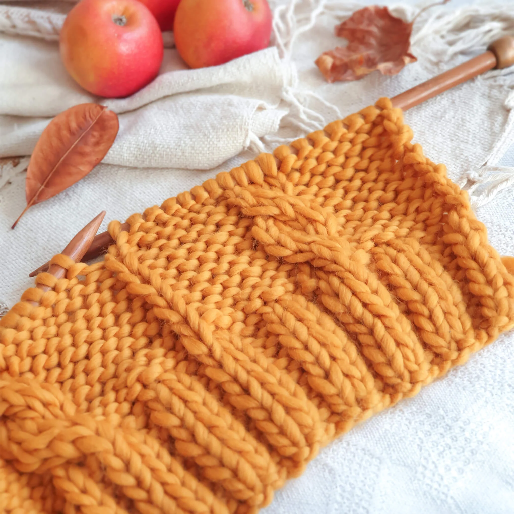 Cable Coo Hat Knitting Kit - Image 3