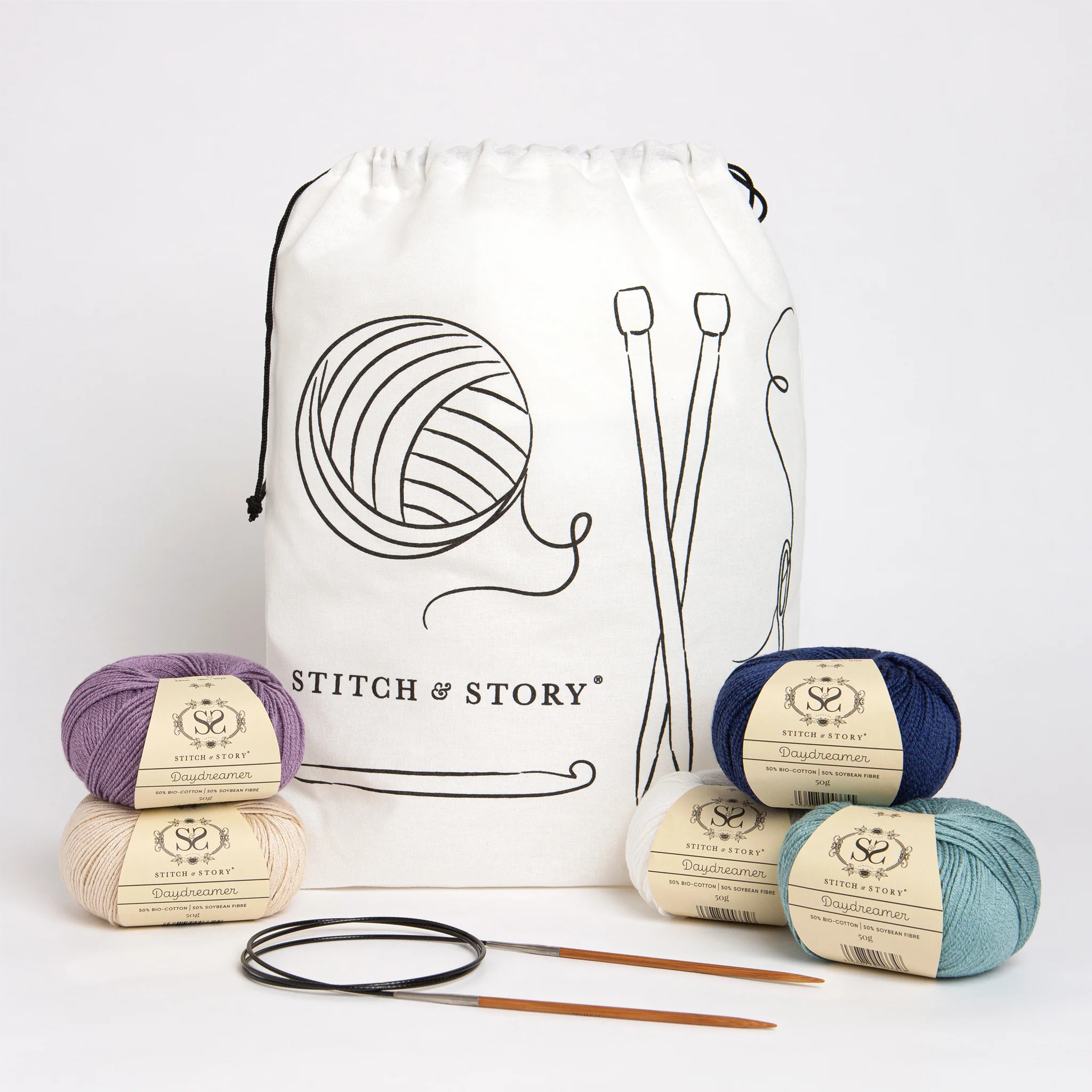 Daydreamer Loop Cowl Knitting Kit - Image 9