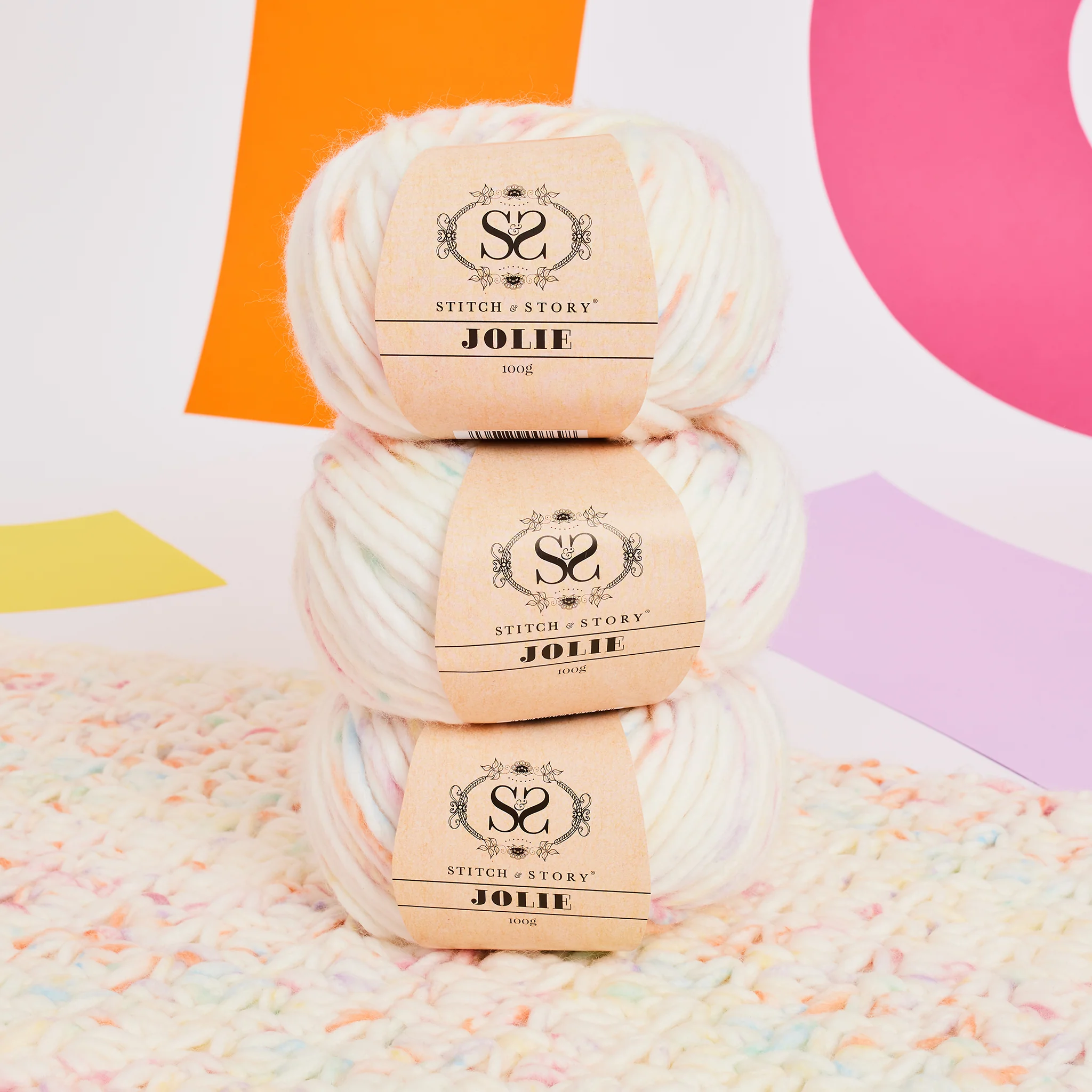 Jolie Yarn 100g balls - Image 3