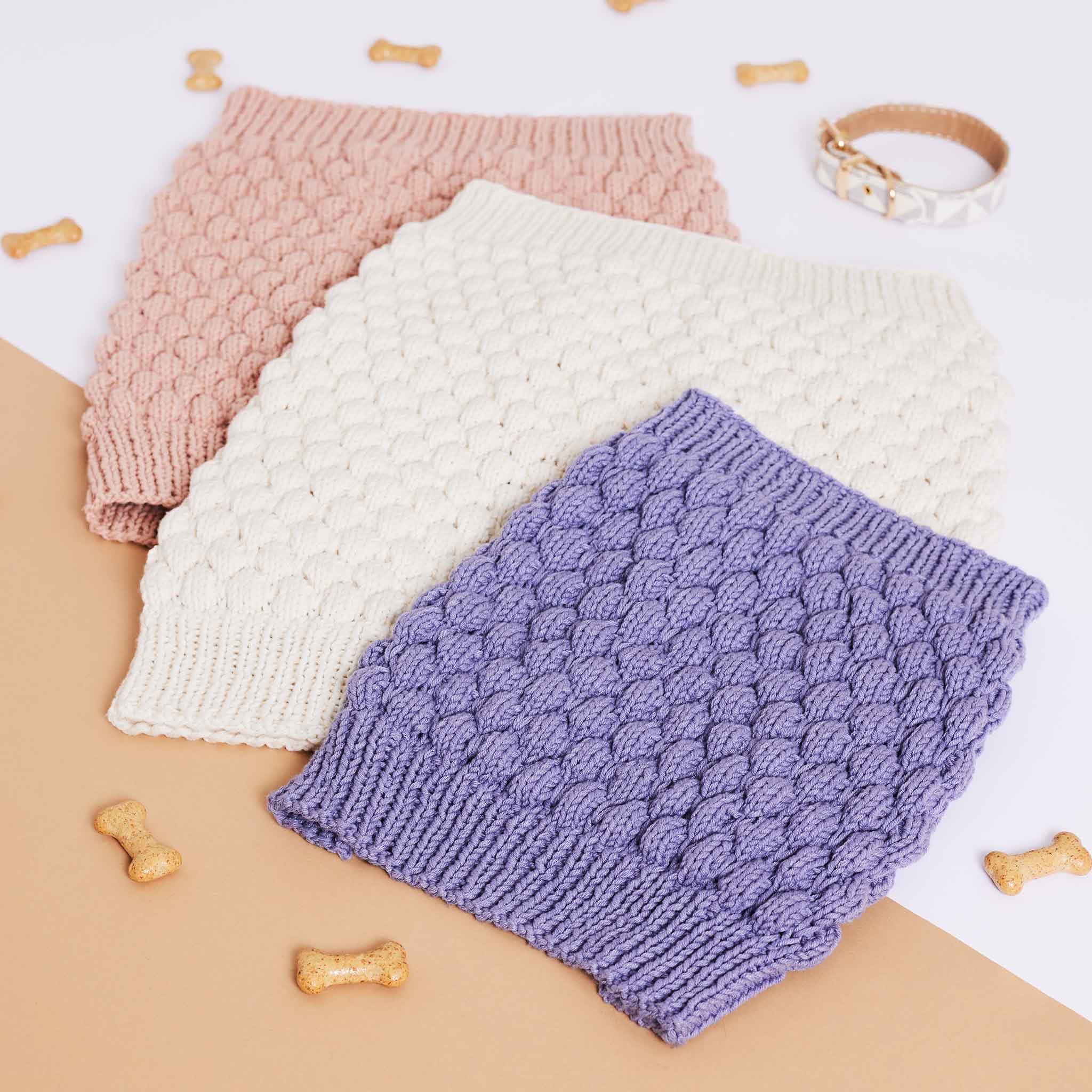 Knitted Bubble Pet Sweater Downloadable Pattern - Image 6