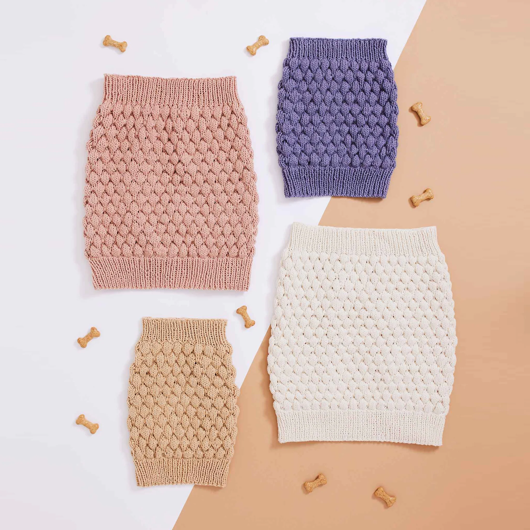 Knitted Bubble Pet Sweater Downloadable Pattern - Image 7