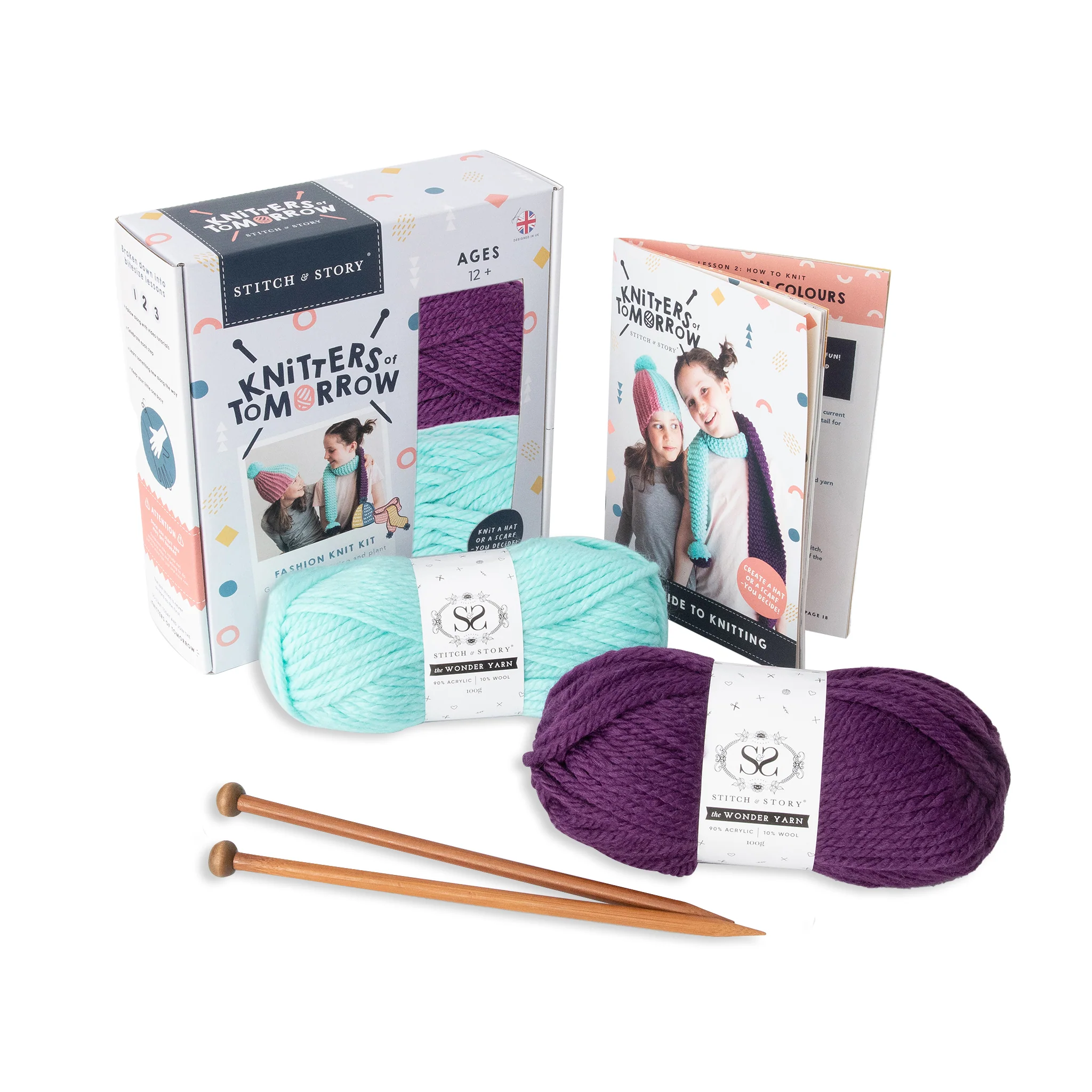 Knitters of Tomorrow - Children's Knitting Kit - Image 3