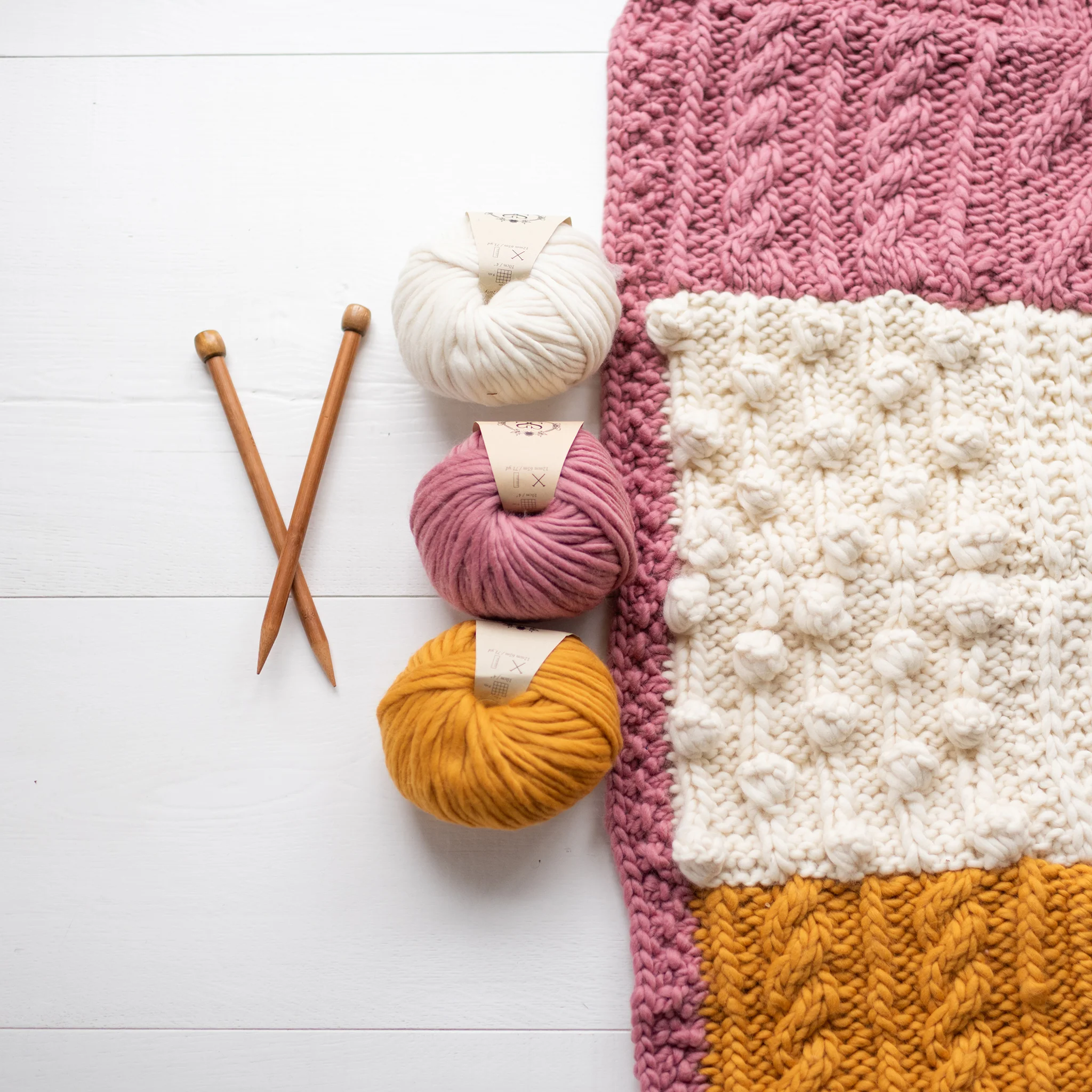 Lana Patchwork Throw Downloadable Pattern E-Book - Image 3