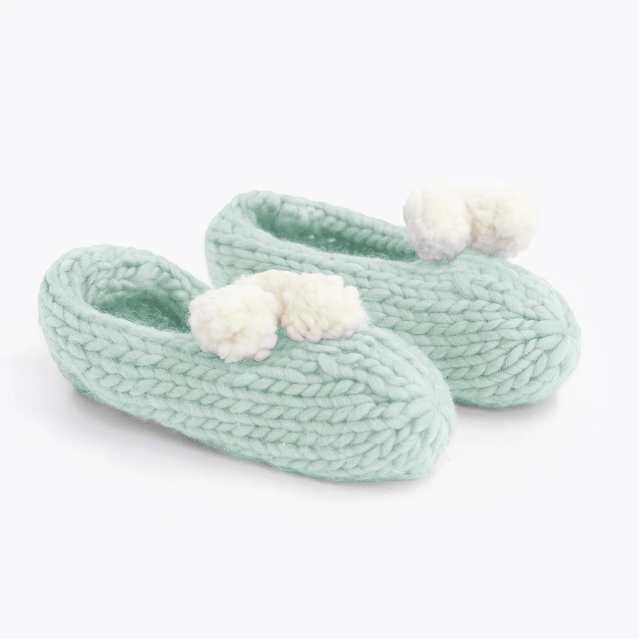Lola Pom Slippers Knitting Kit - Image 10