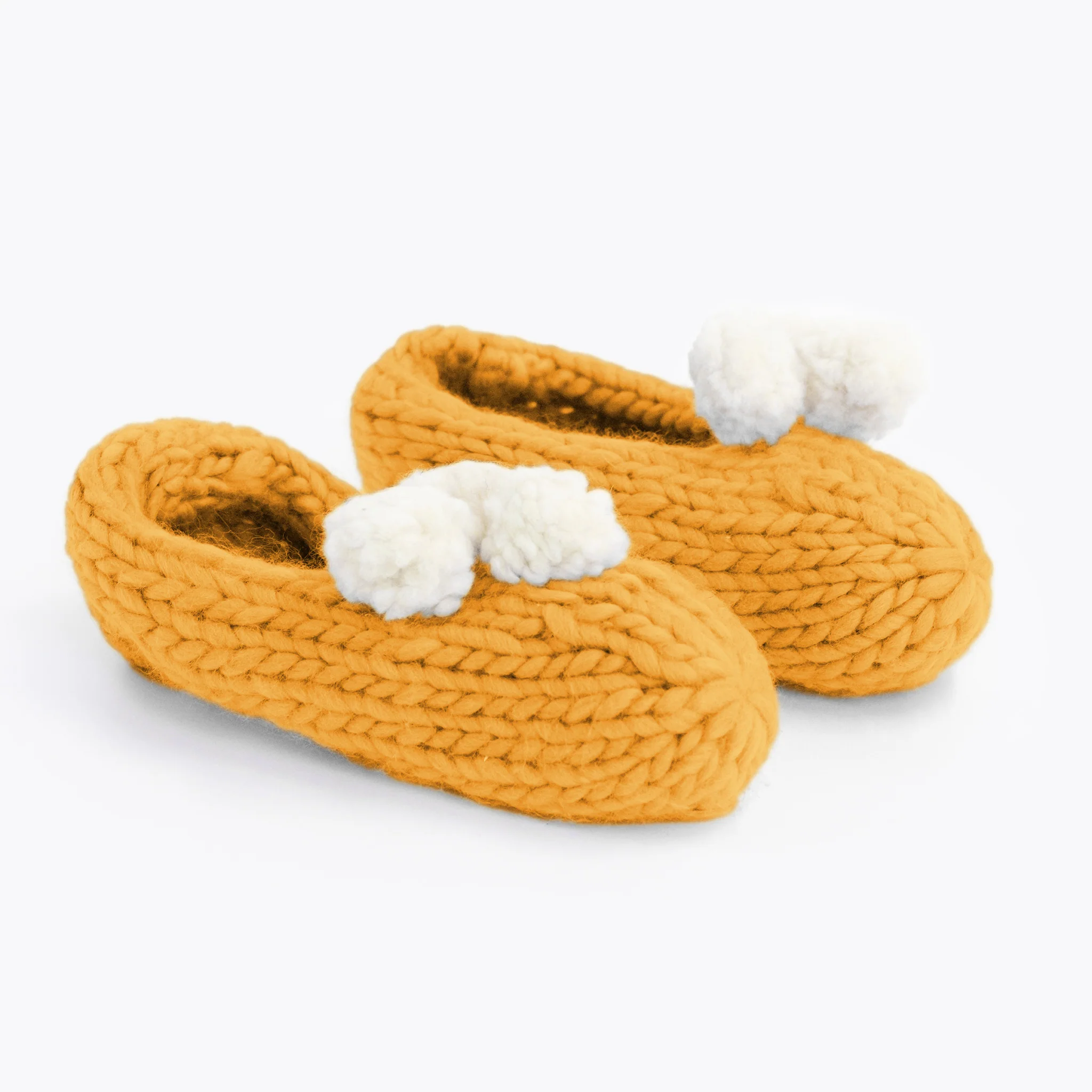 Lola Pom Slippers Knitting Kit - Image 11