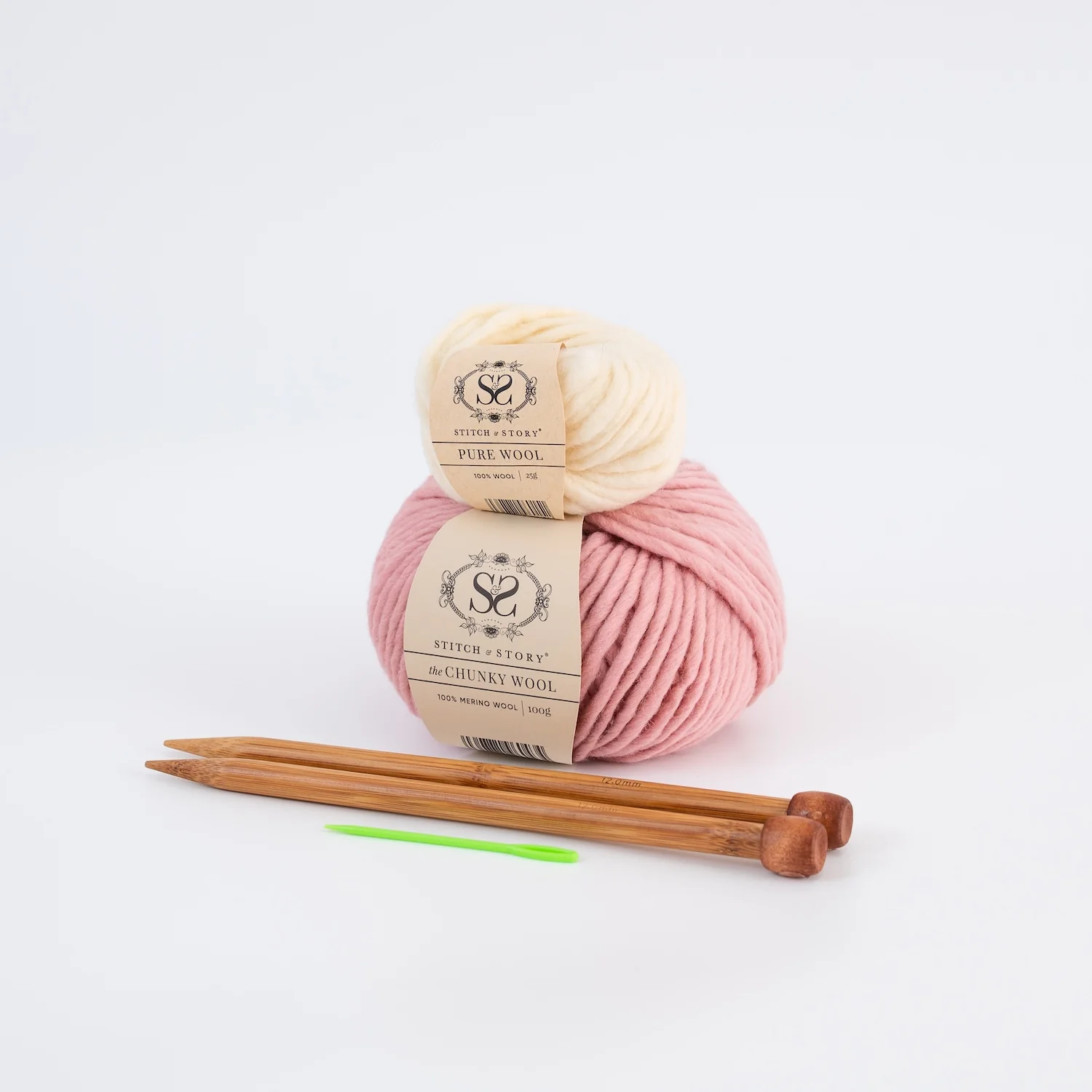 Lola Pom Slippers Knitting Kit - Image 7