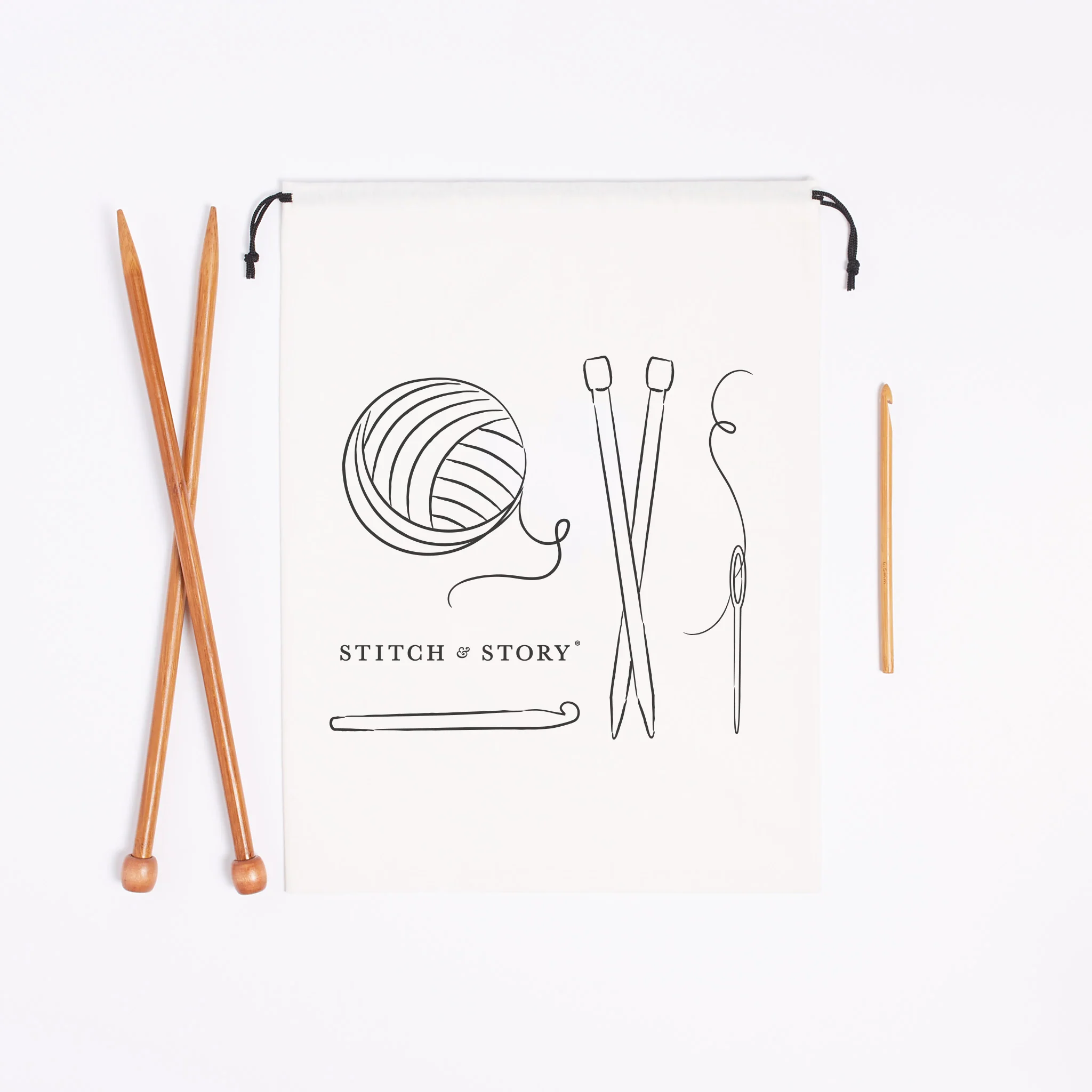 Stitch & Story Cotton Project Bag - Image 4