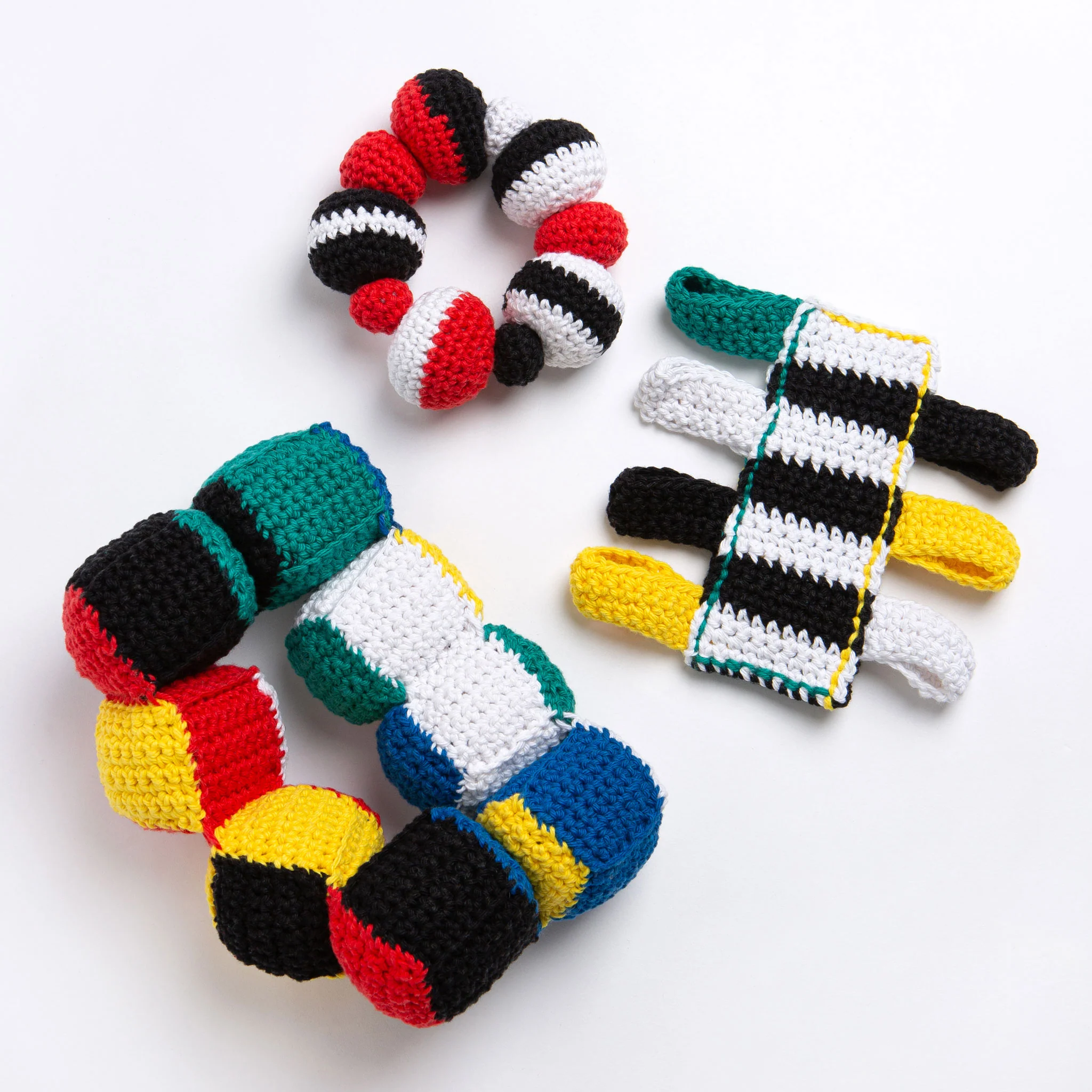 Tricolour Bubble Baby Toy Crochet Kit - Image 6