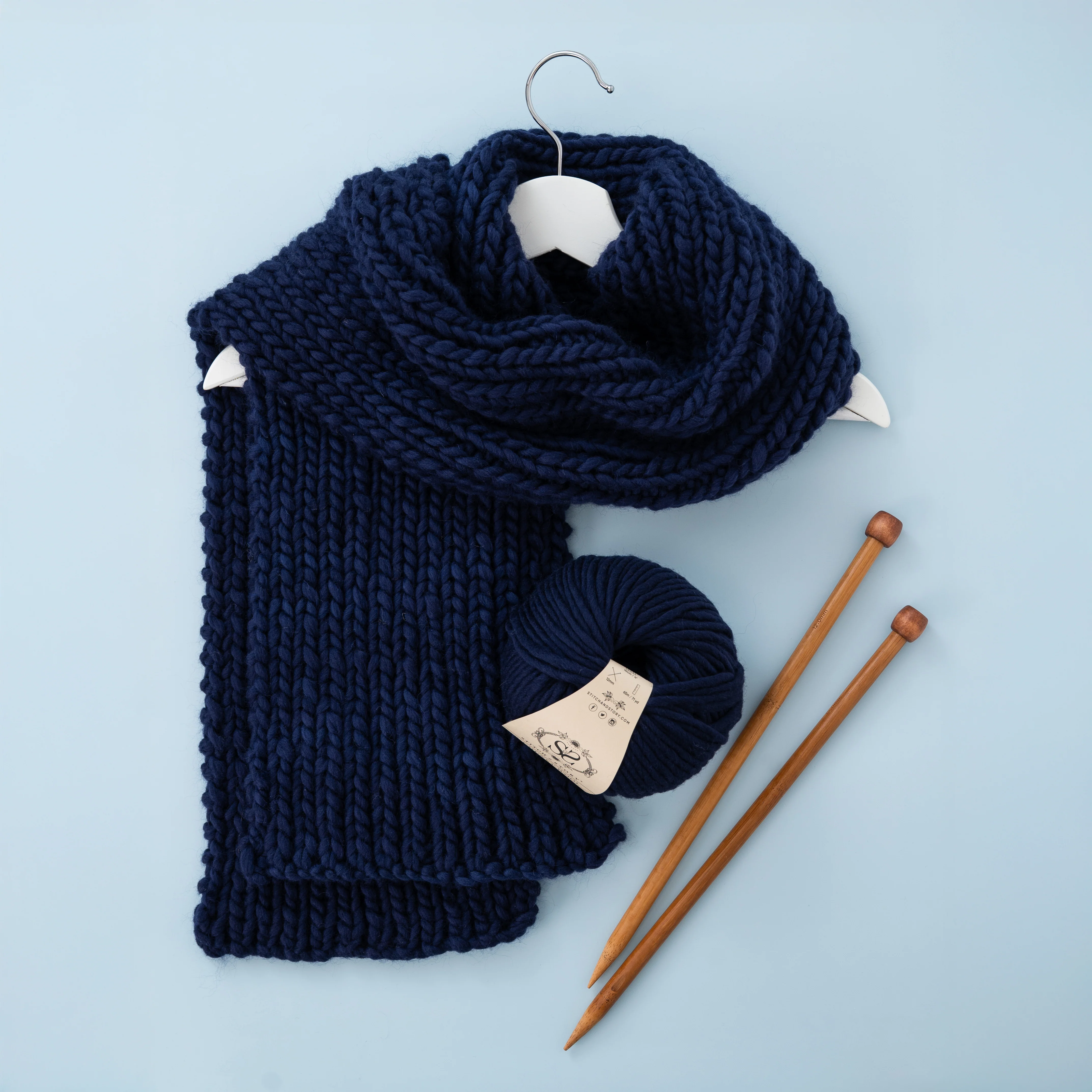Vale Scarf Knitting Kit - Image 12