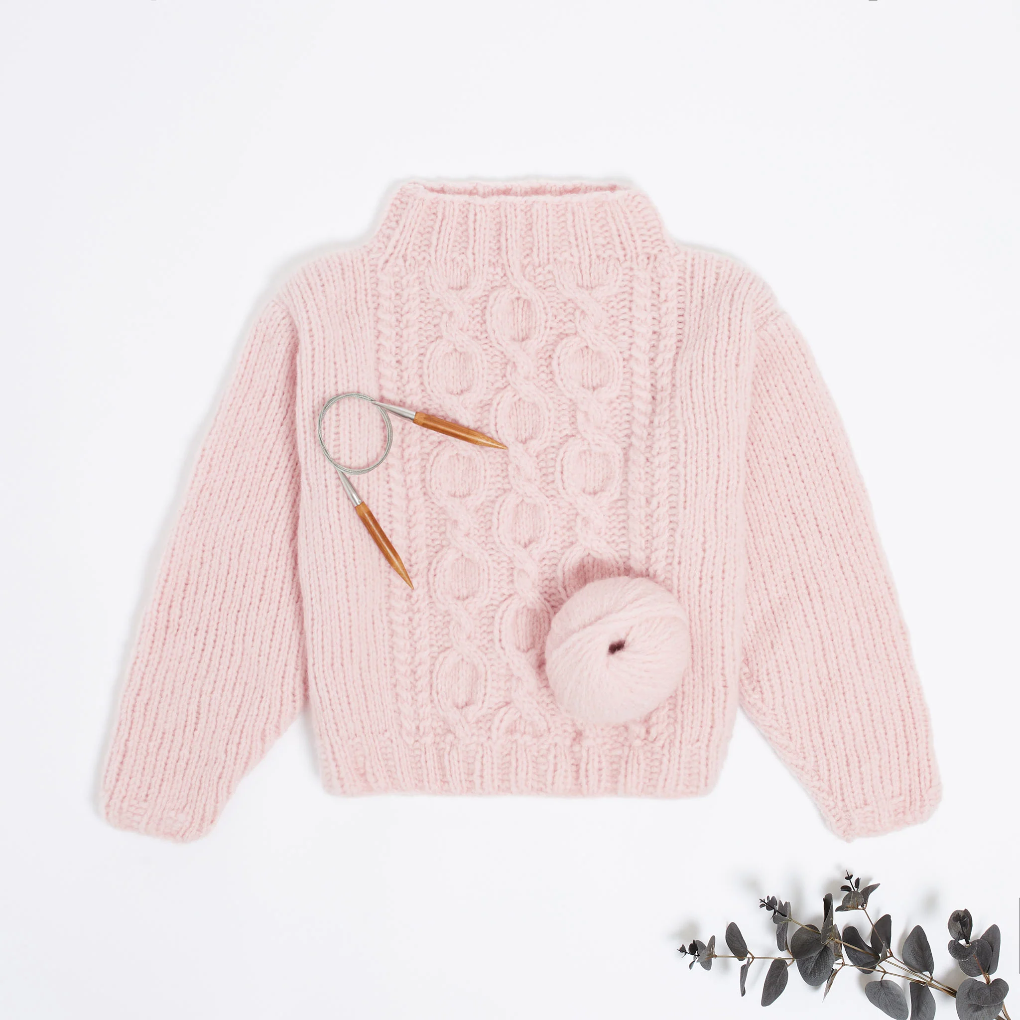 Venezia Cable Sweater Downloadable Pattern - Image 4